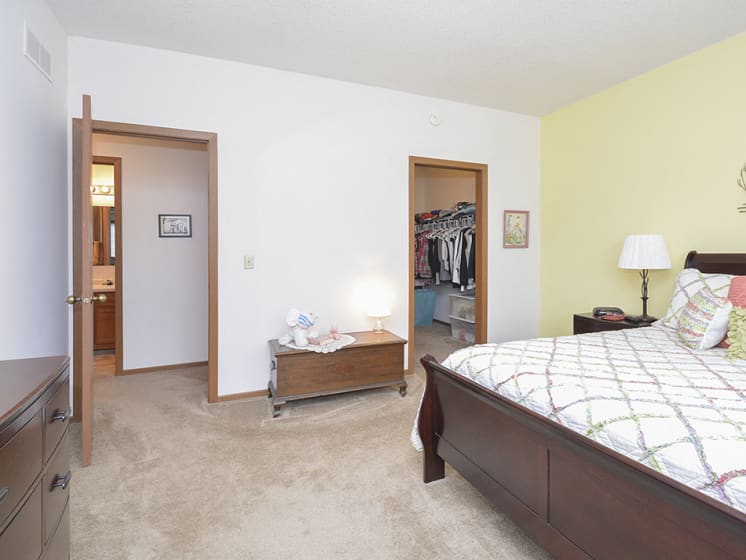 Bedroom with Walk-In Closet